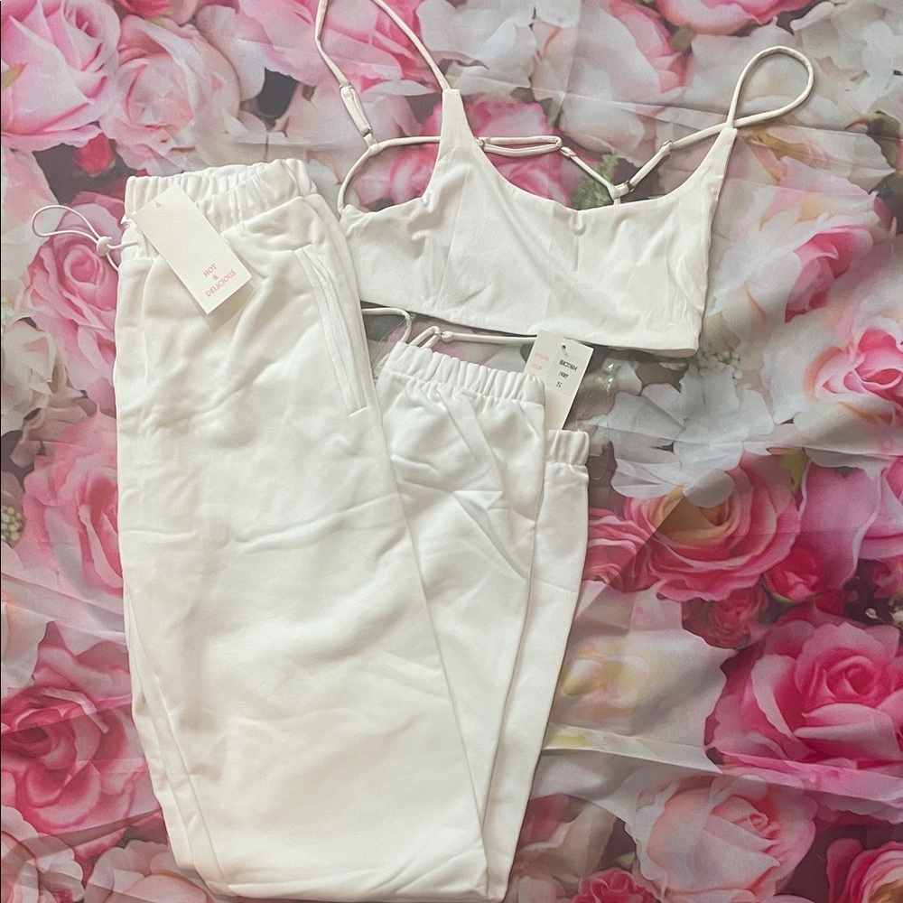 White Two-Piece Lounge Set